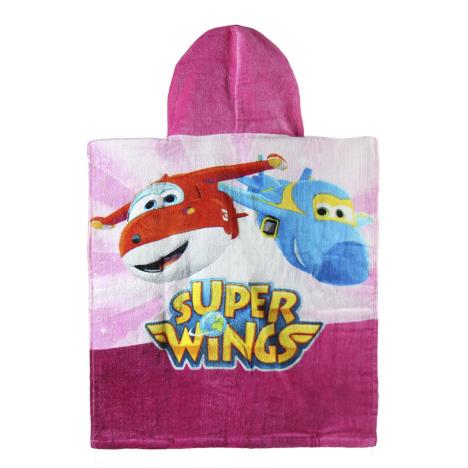 Super Wings Hooded Poncho Towel Extra Image 1